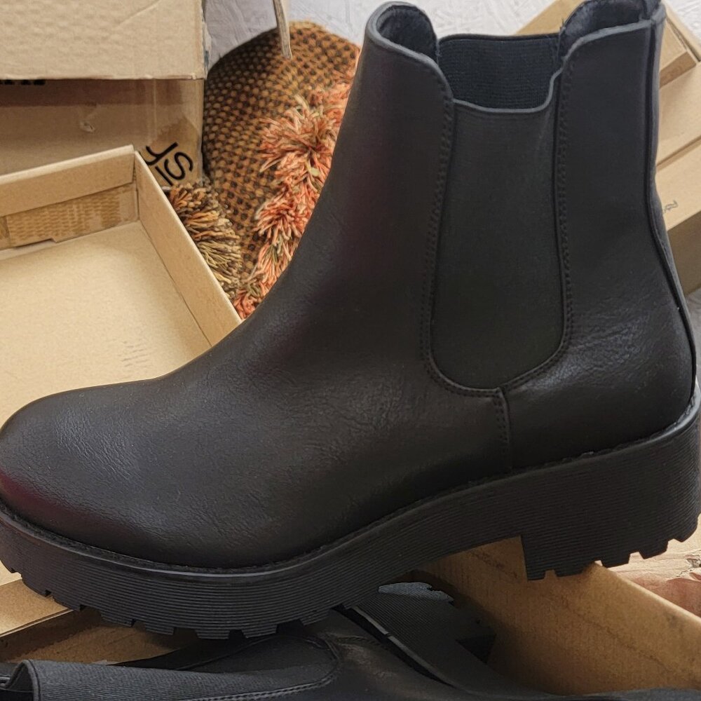 DK Black Combat Boots